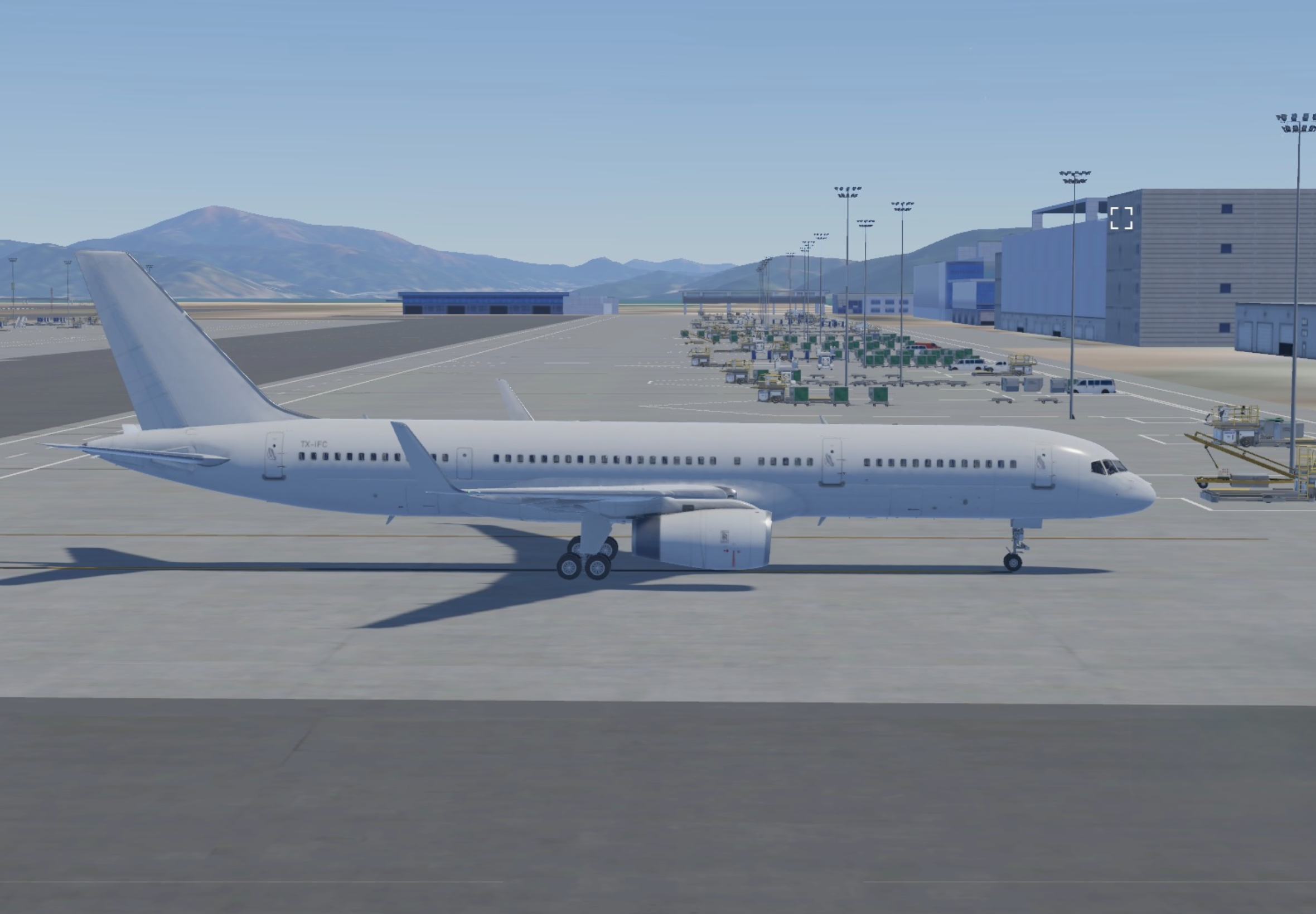 Boeing 757F cargo aircraft