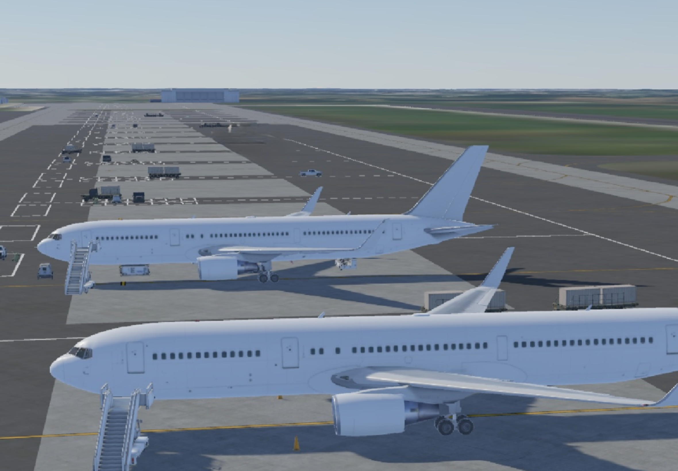 Boeing 767F cargo aircraft
