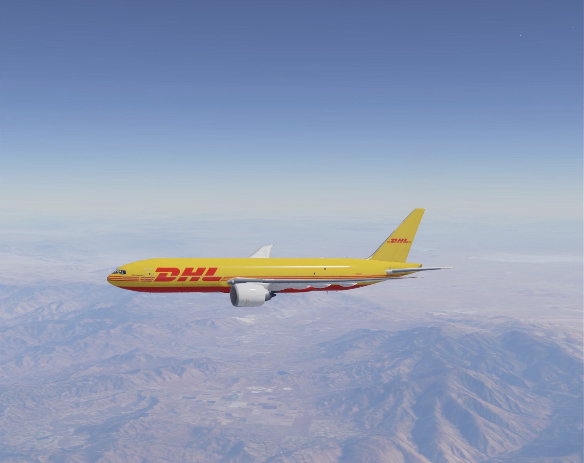 Boeing 777F cargo aircraft