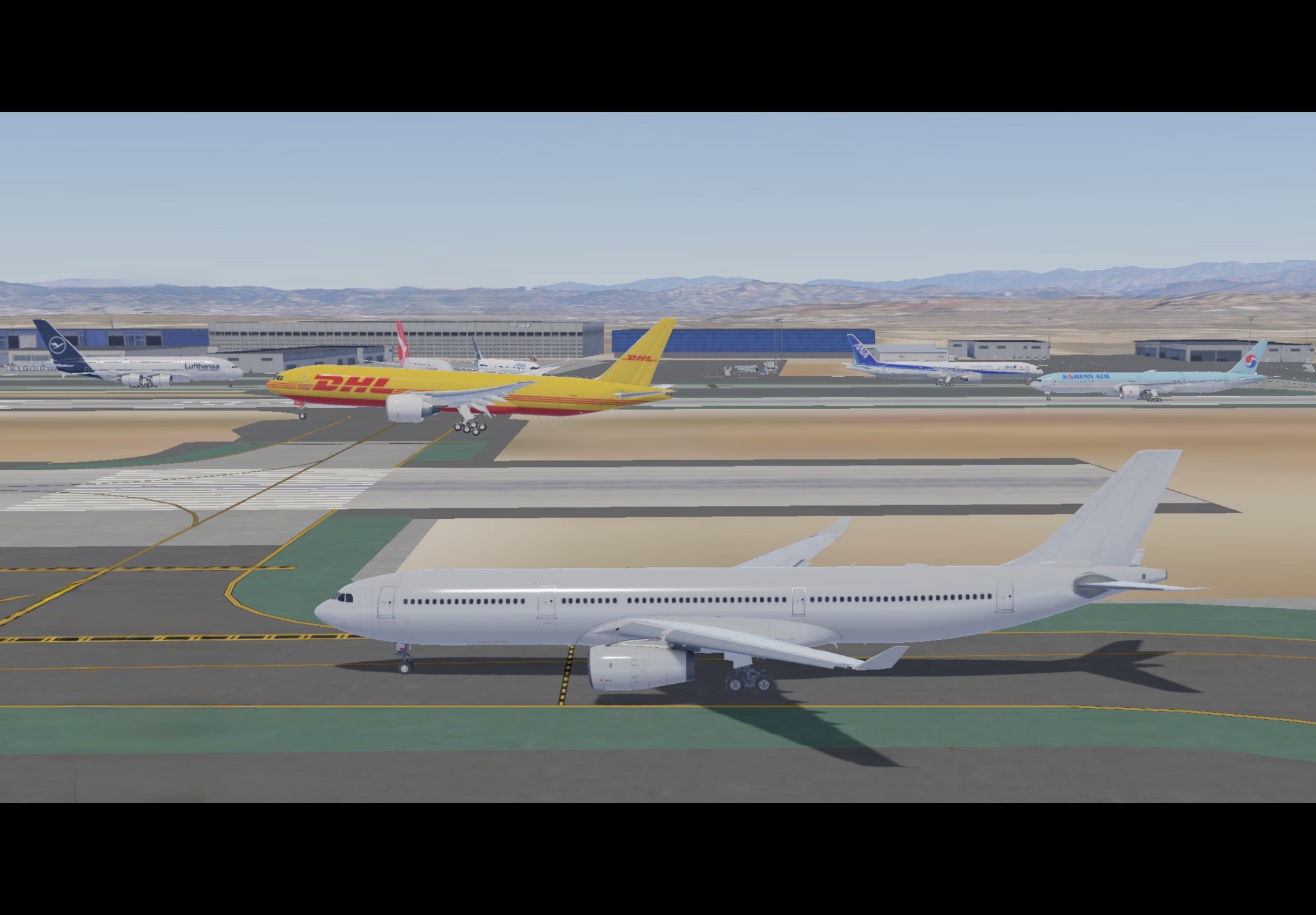 Airbus A330F cargo aircraft