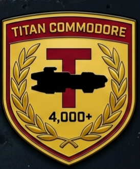 Titan Commodore rank badge
